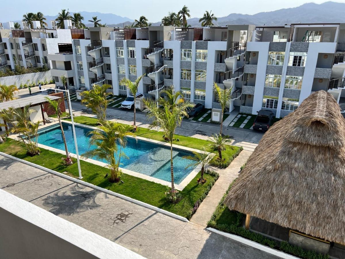 Penthouse Manzanillo Exclusivo Con Alberca Apartment ภายนอก รูปภาพ